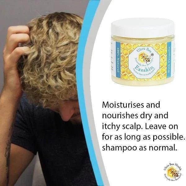 100% Natural Exeskin Balm - Dry Skin & Scalp - Ultra Bee Health UK