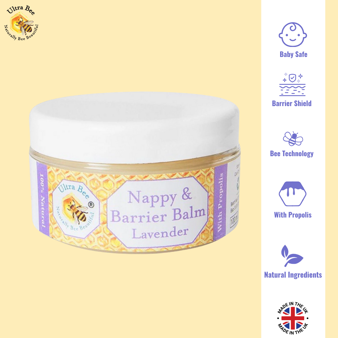 100% Natural Nappy & Barrier Balm Lavender 100ml