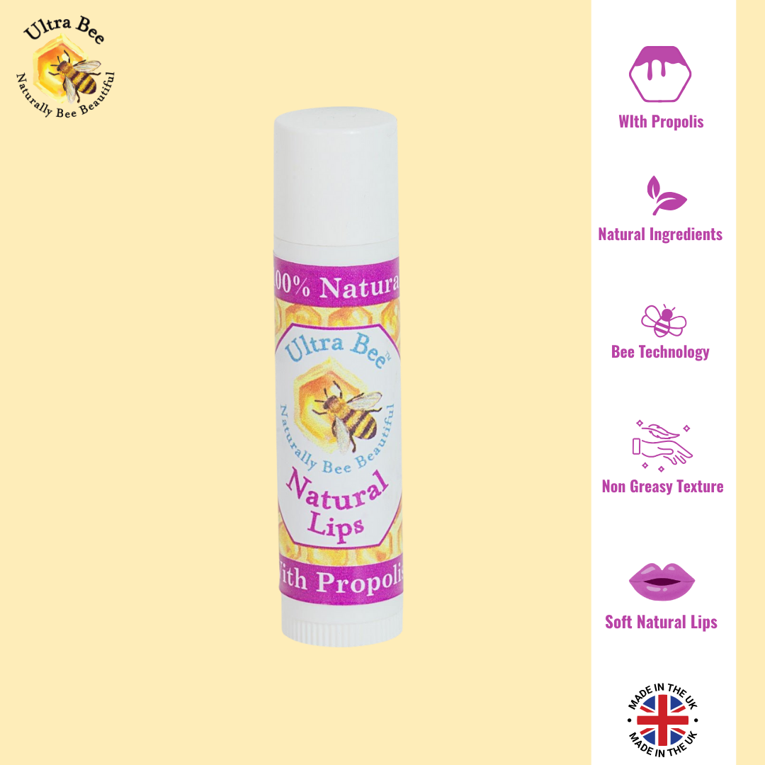 100% Natural Lip Balm Honey, Propolis 4.3g