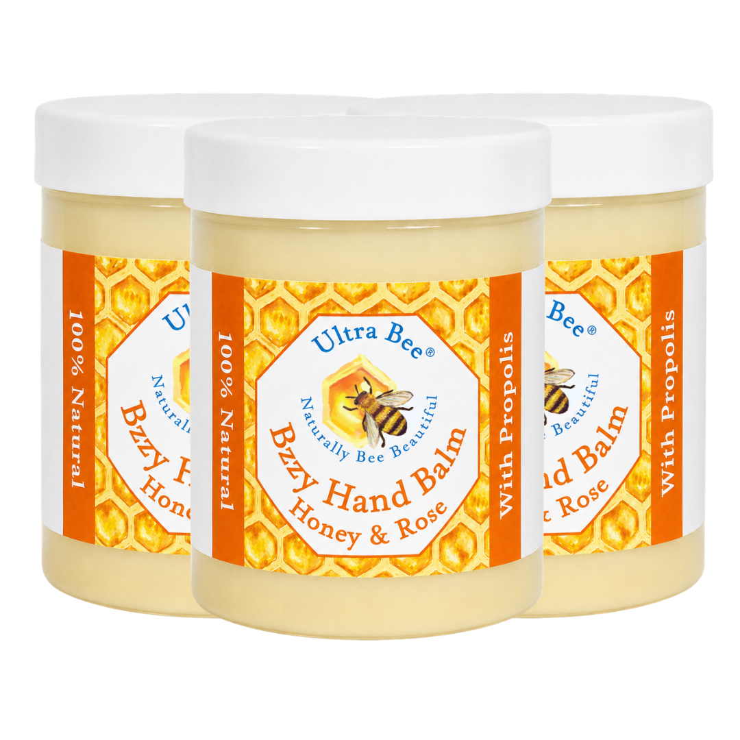 100% Natural Bzzy Hand Balm Honey & Rose 100ml