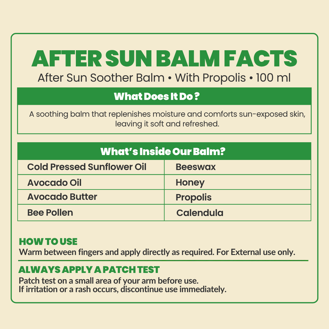100% Natural After Sun Avocado & Calendula 100ml