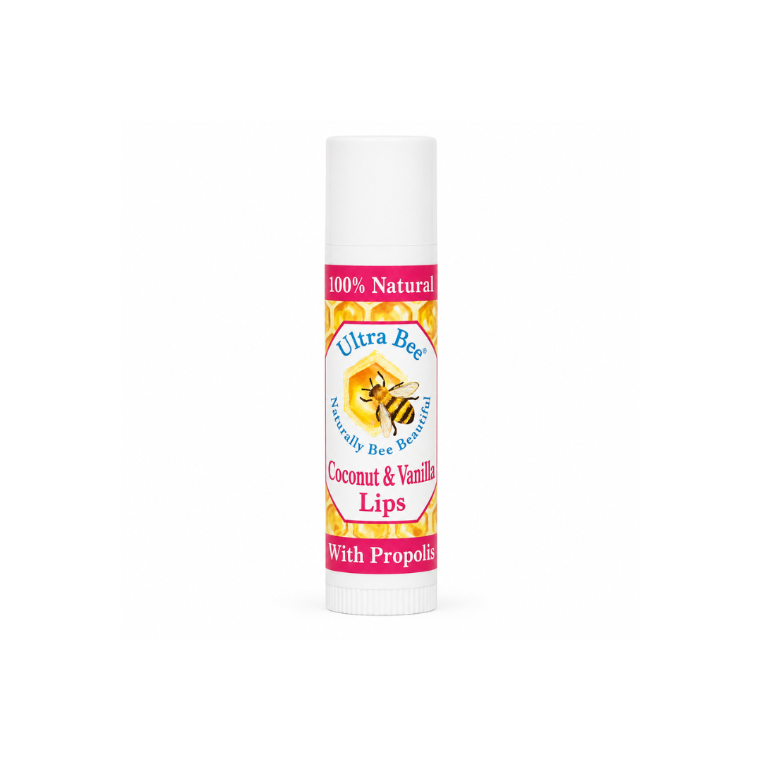 100% Natural Lip Balm Coconut & Vanilla 4.3g