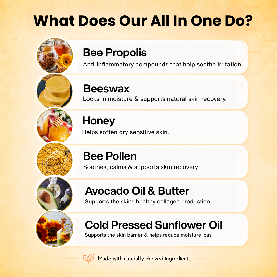 100% Natural All in One Honey Moisturiser