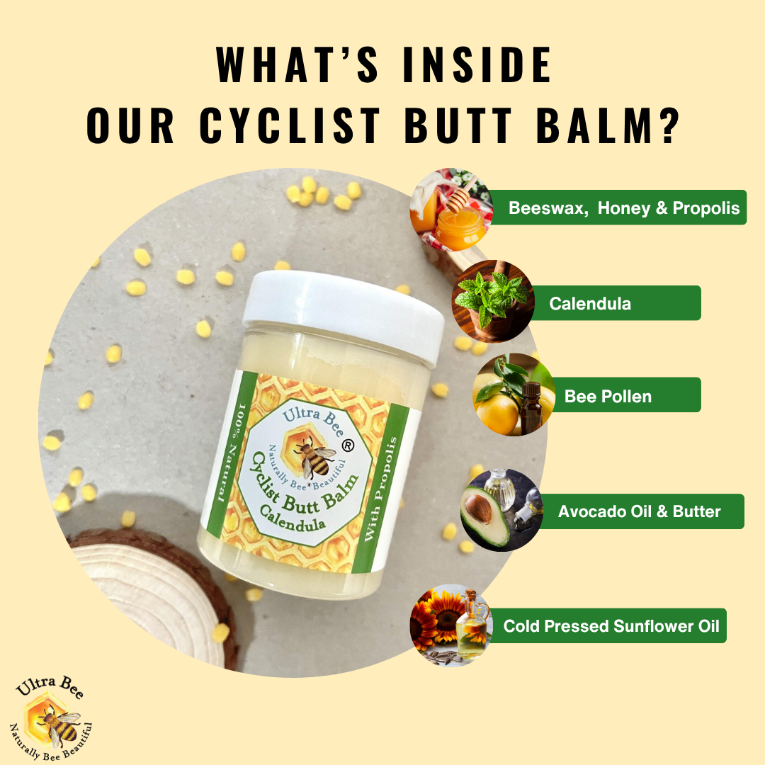 100% Natural Cyclist Chamois Cream Honey 100ml