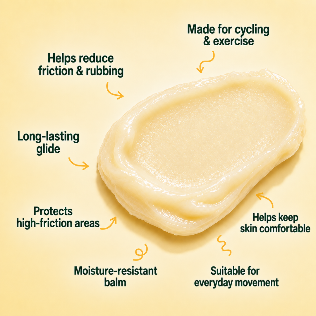100% Natural Anti Chafe Balm with Honey 100ml (Great for cyclists and more)
