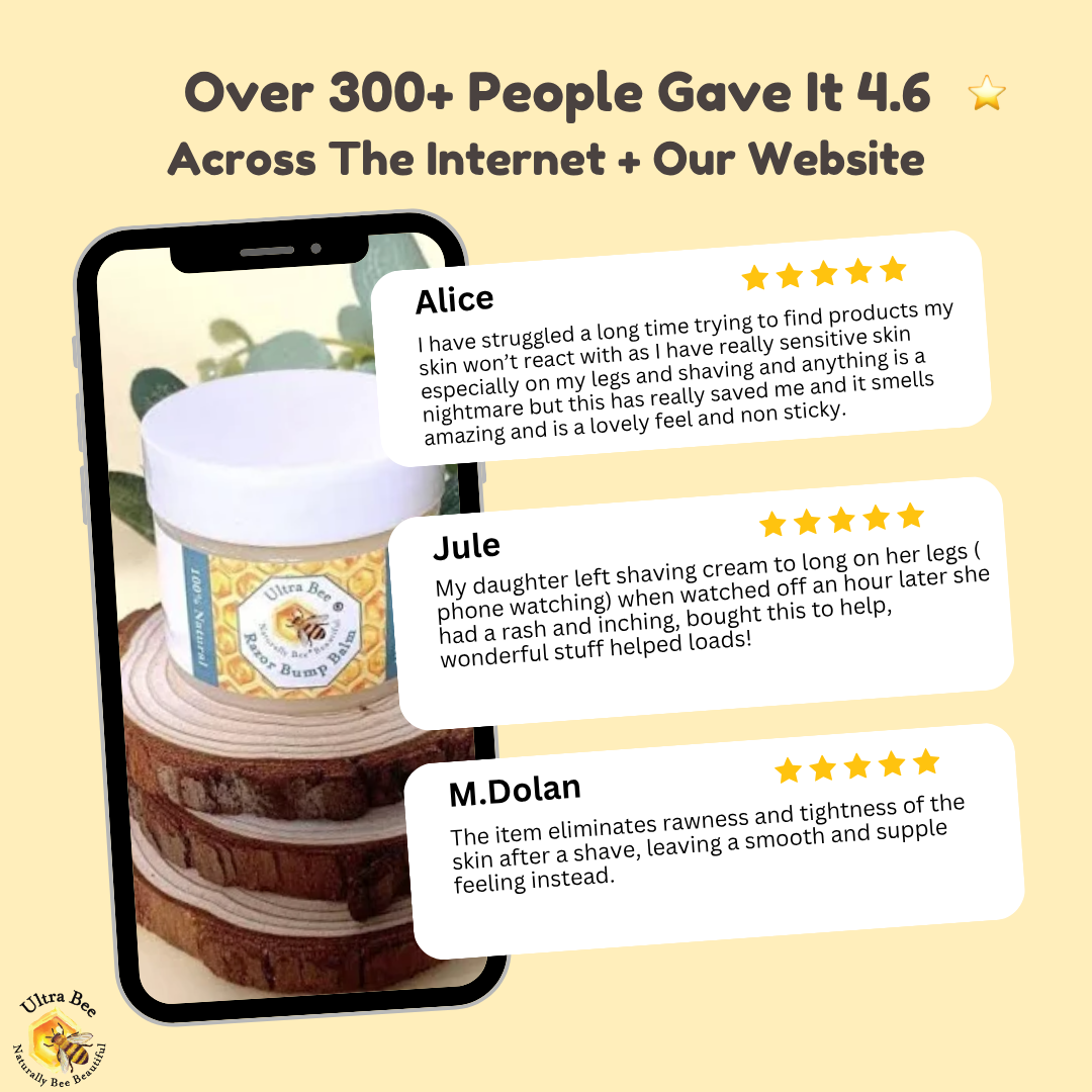 100% Natural After Shave Bump Balm