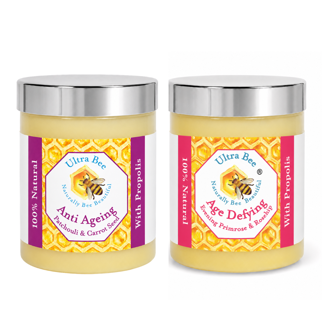 100% Natural Anti Ageing Moisturiser Honey, Patchouli, Carrot Seed 100ml (Morning)