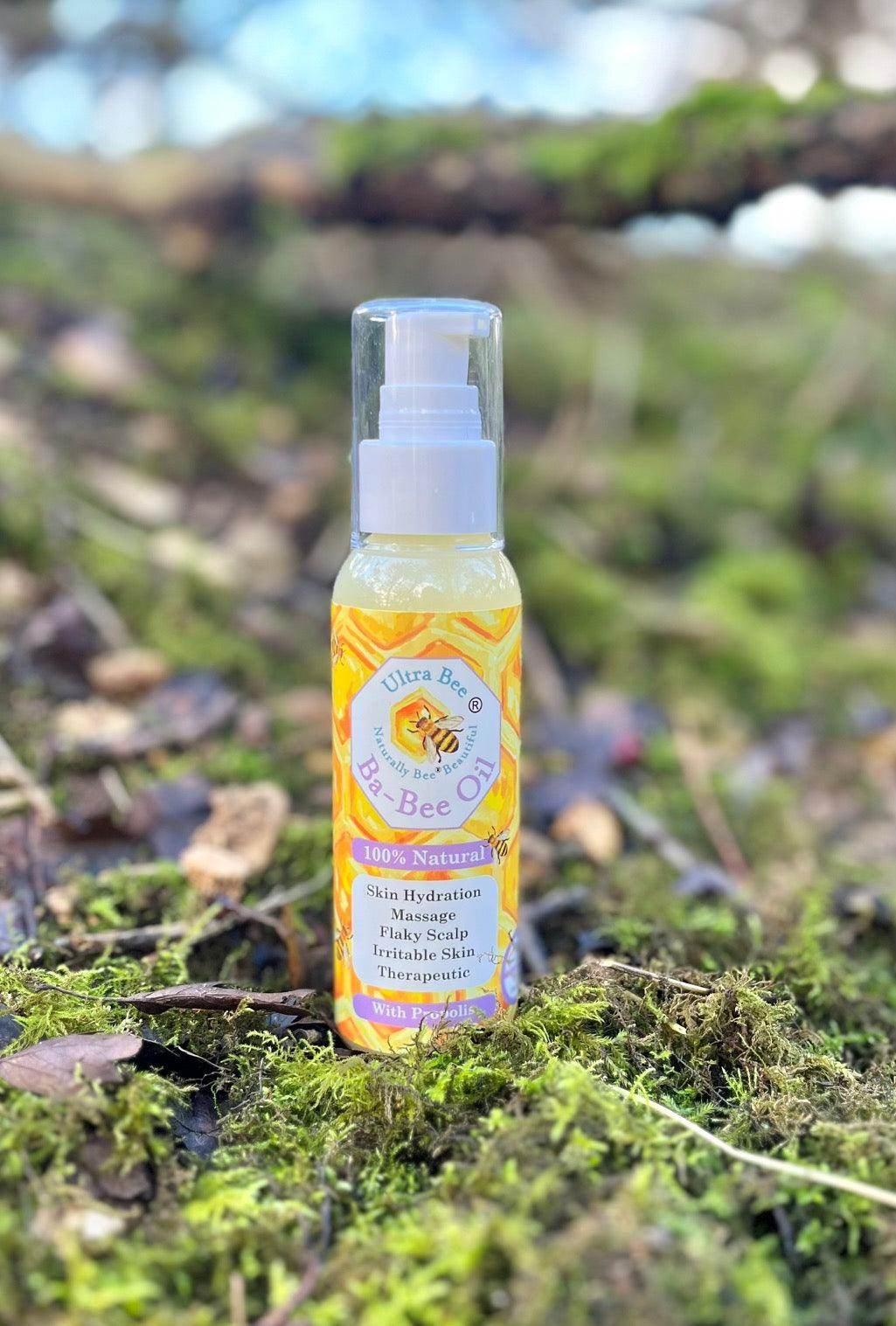 100% Natural Gentle BaBee Oil Honey Coconut, Calendula & Lavender 100ml - Ultra Bee Health UK