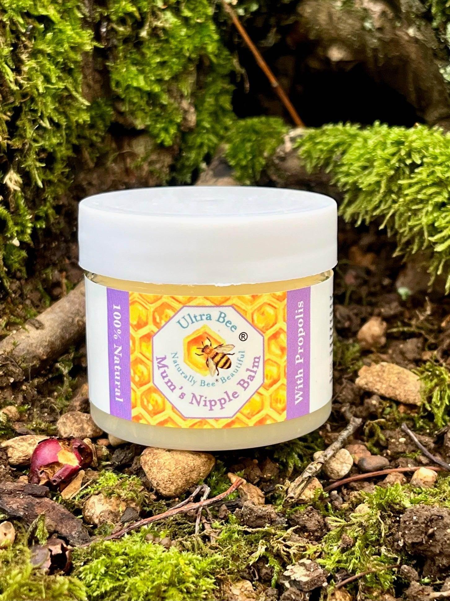 100% Natural Breastfeeding Nipple Relief Balm 50ml - Ultra Bee Health UK