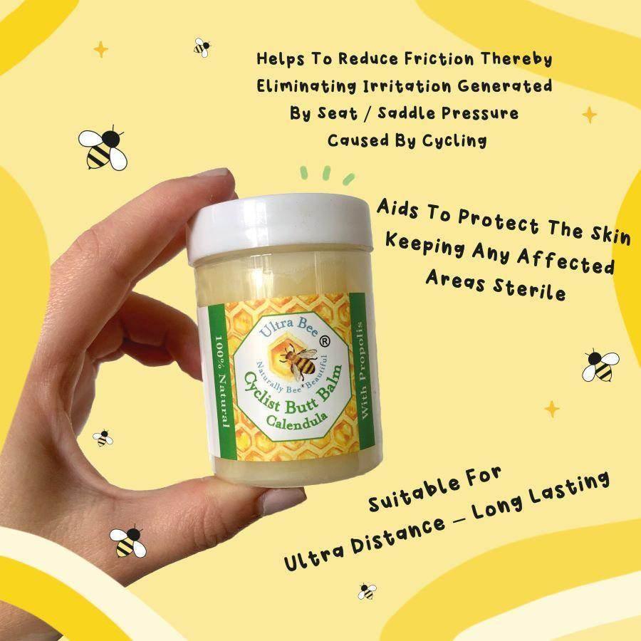 100% Natural Cyclist Chamois Cream Honey 100ml - Ultra Bee Health UK