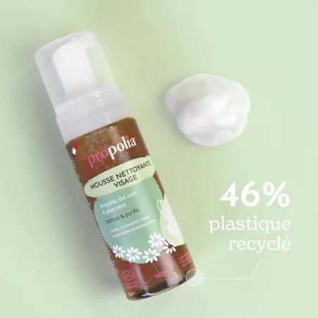 Organic Face Cleansing Foam Propolis & Green Tea 160ml