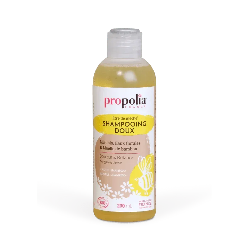 Organic Shampoo Honey & Bamboo Pith - SLS Free - Ultra Bee Health UK
