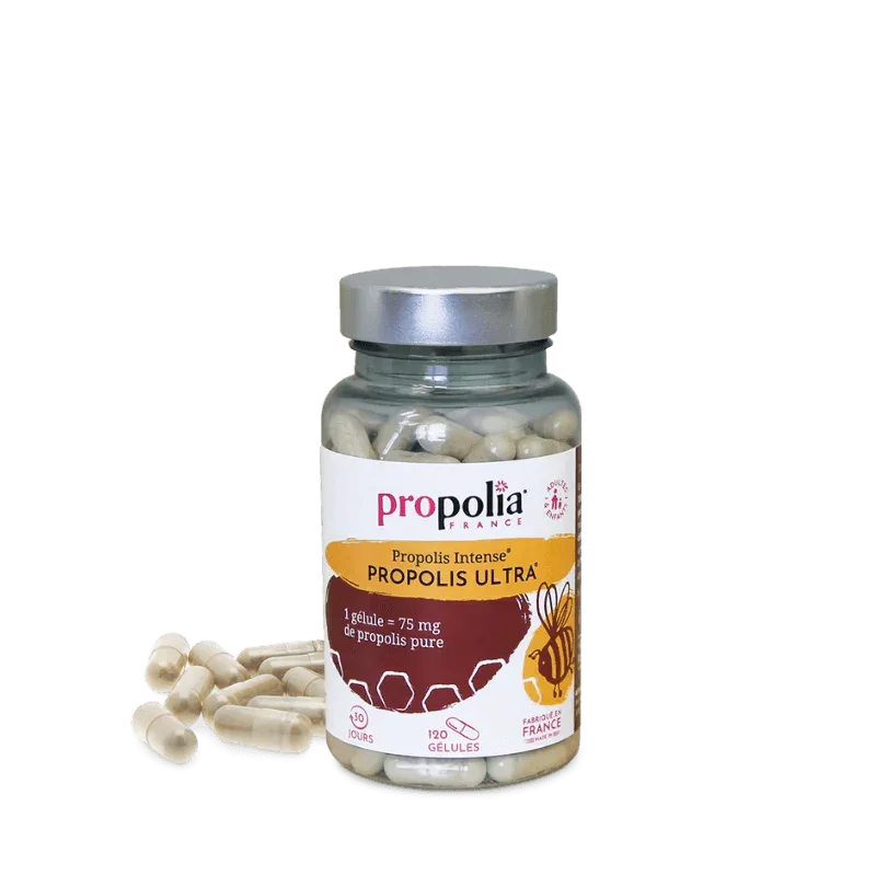 Propolia® 100% Propolis Ultra Capsules (120) - Ultra Bee Health UK