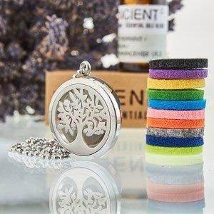 Aromatherapy Silver Pendant 30mm - Ultrabee