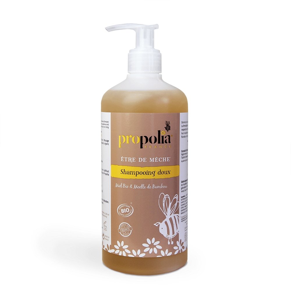 Gentle Organic Shampoo Honey, Bamboo Pith, SLS Free - Ultrabee