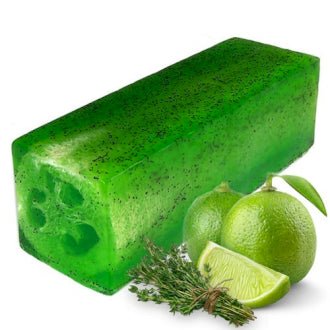 Handcrafted - Loofah Soap - Lime & Thyme Toughy - Ultrabee
