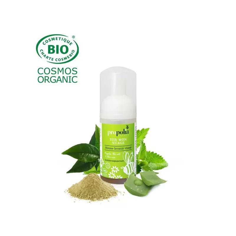 Organic Face Foam Cleanser Green Tea 100ml - Ultrabee