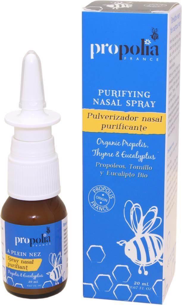 Organic Cleansing Nasal Spray - Propolis,Thyme and Eucalyptus 20ml - Ultra Bee Health UK