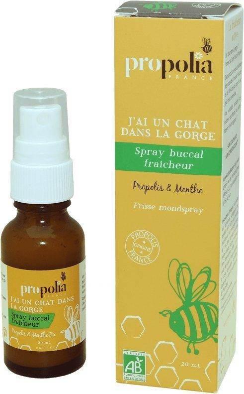Organic Propolis Mint Mouth Spray 20ml - Ultra Bee Health UK