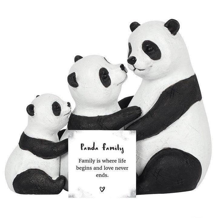 Panda Family Ornament - Ultra Bee Health UK