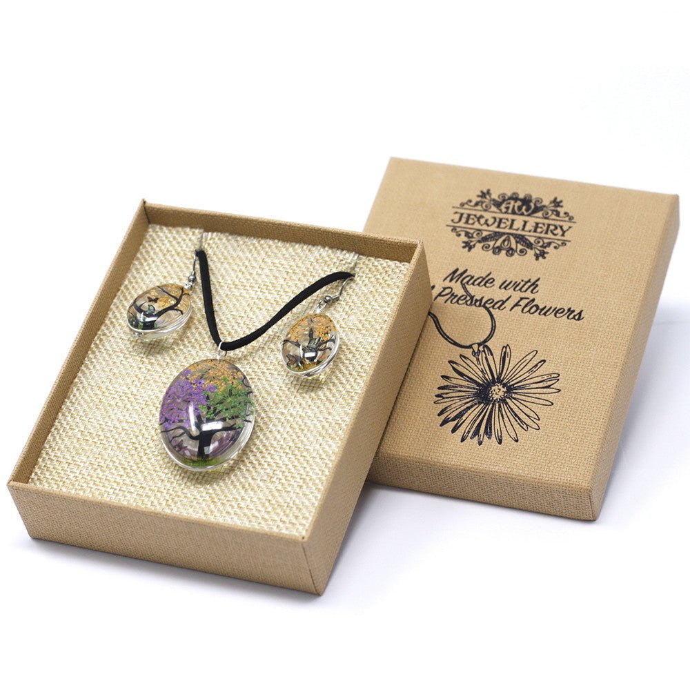 Pressed Flowers Jewelry - Mixed Colours - Ultrabee
