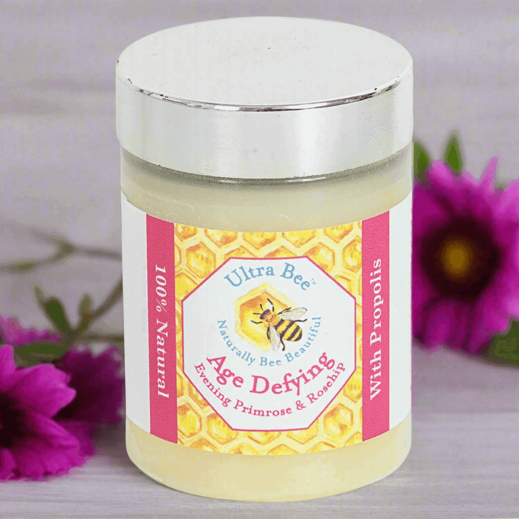 100% Natural Age Defying Moisturiser Evening Primrose 100ml (Night) - Ultra Bee Health UK 