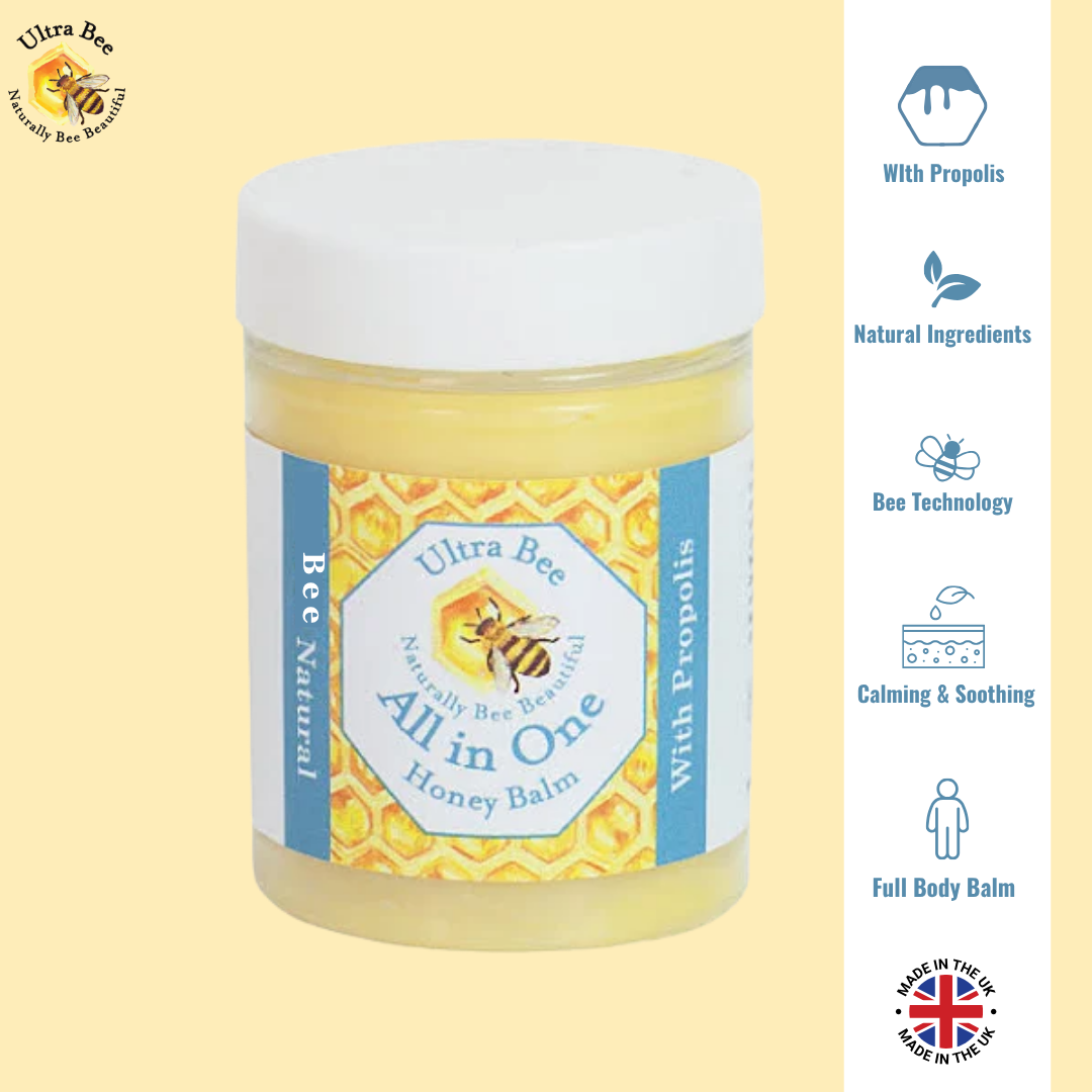 100% Natural All in One Honey Balm Multi functional Moisturiser - Ultrabee
