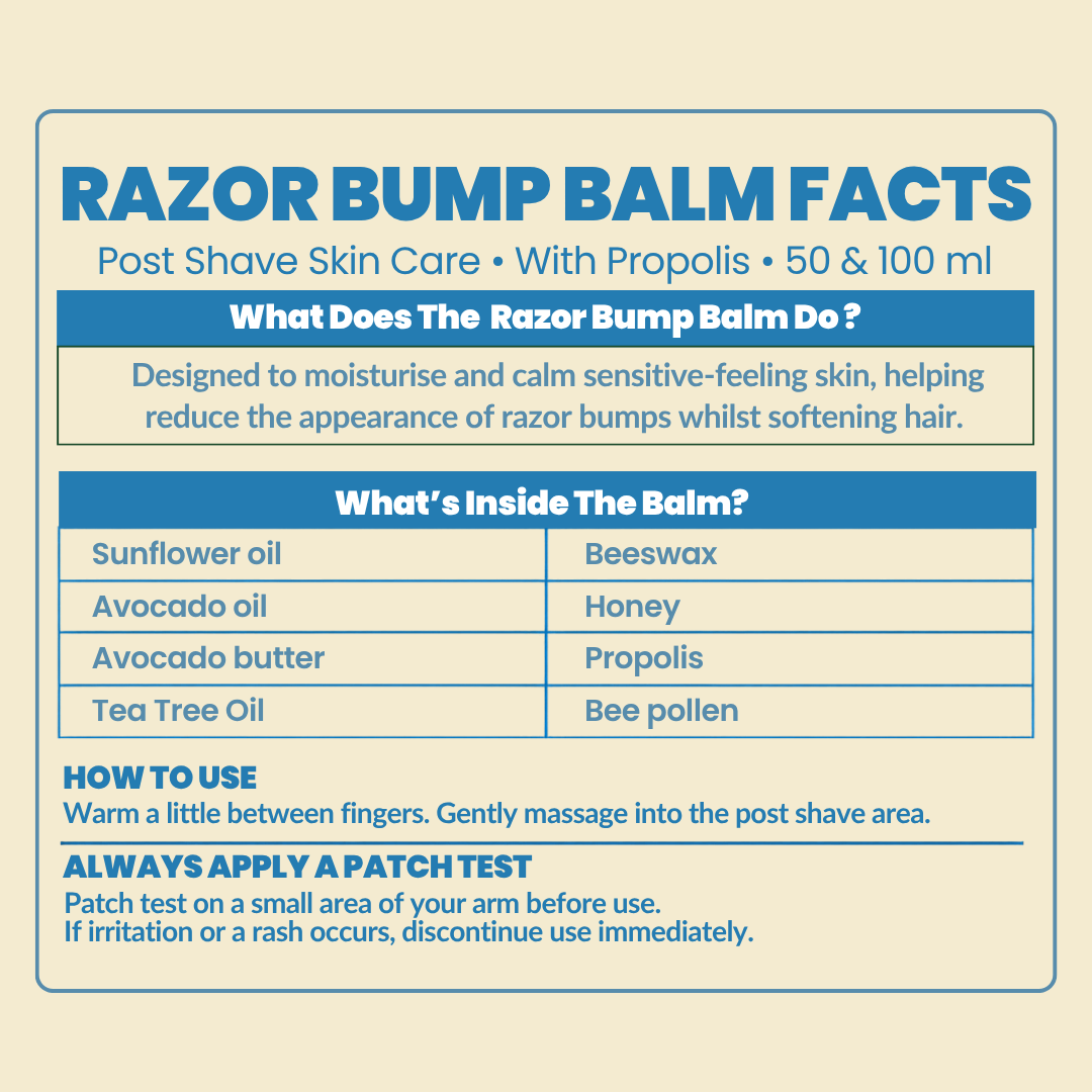 100% Natural After Shave Bump Balm