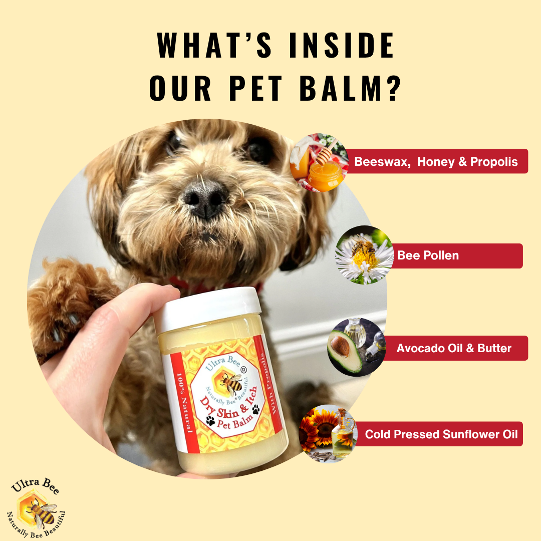 100% Natural Pet Dry Skin & Itch Balm (Non Toxic) 100ml