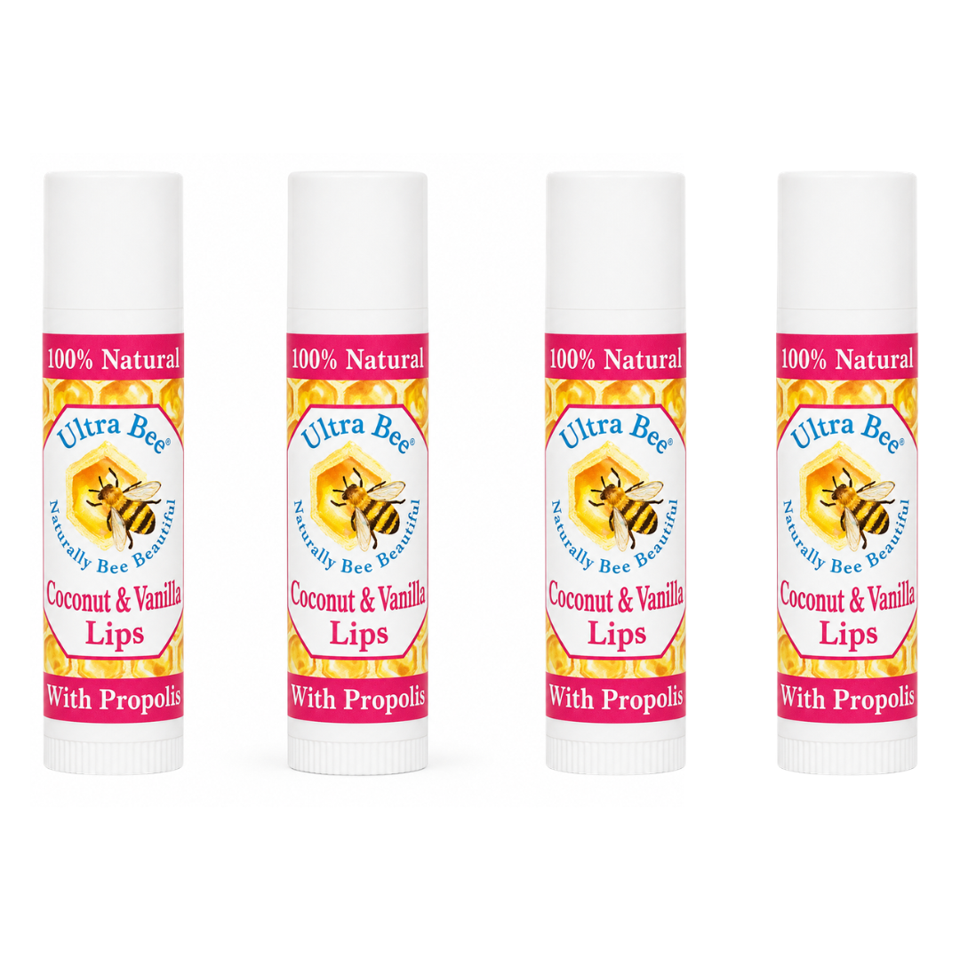 100% Natural Lip Balm Coconut & Vanilla 4.3g