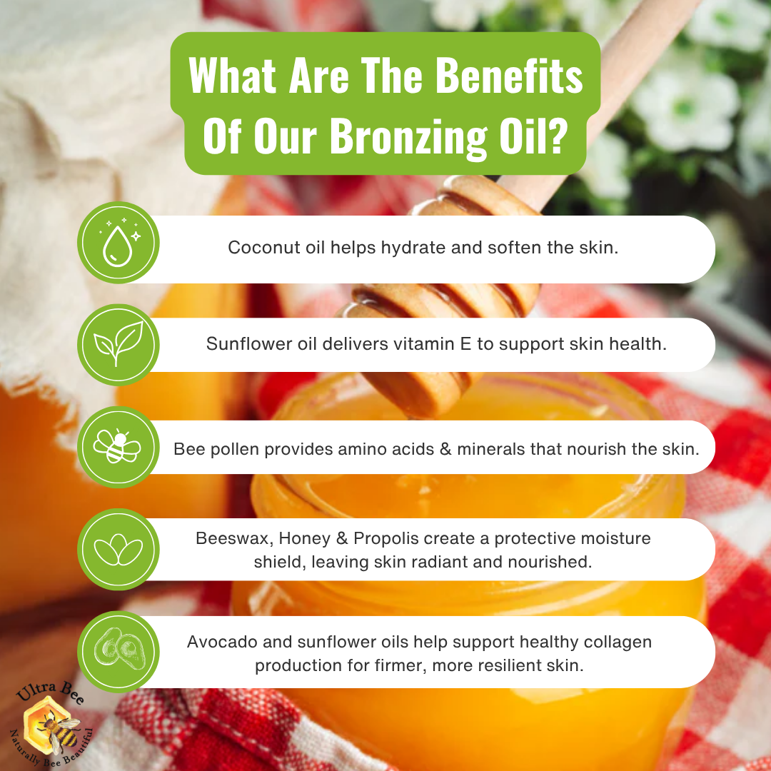 100% Natural  BRONZING Tanning Oil - Avocado & Virgin Coconut oil 250ml