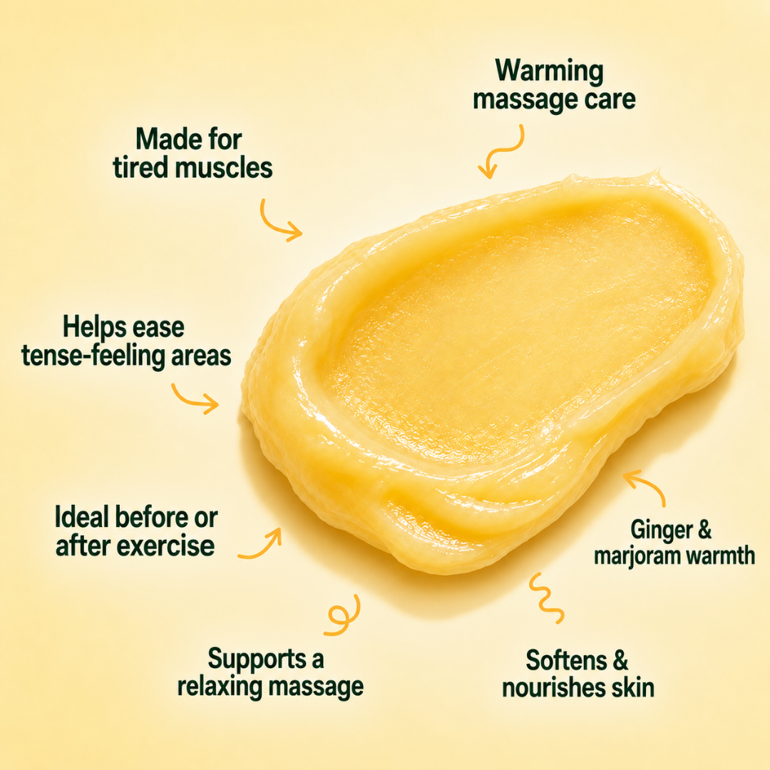 100% Natural Warming Muscle Massage Balm 100ml