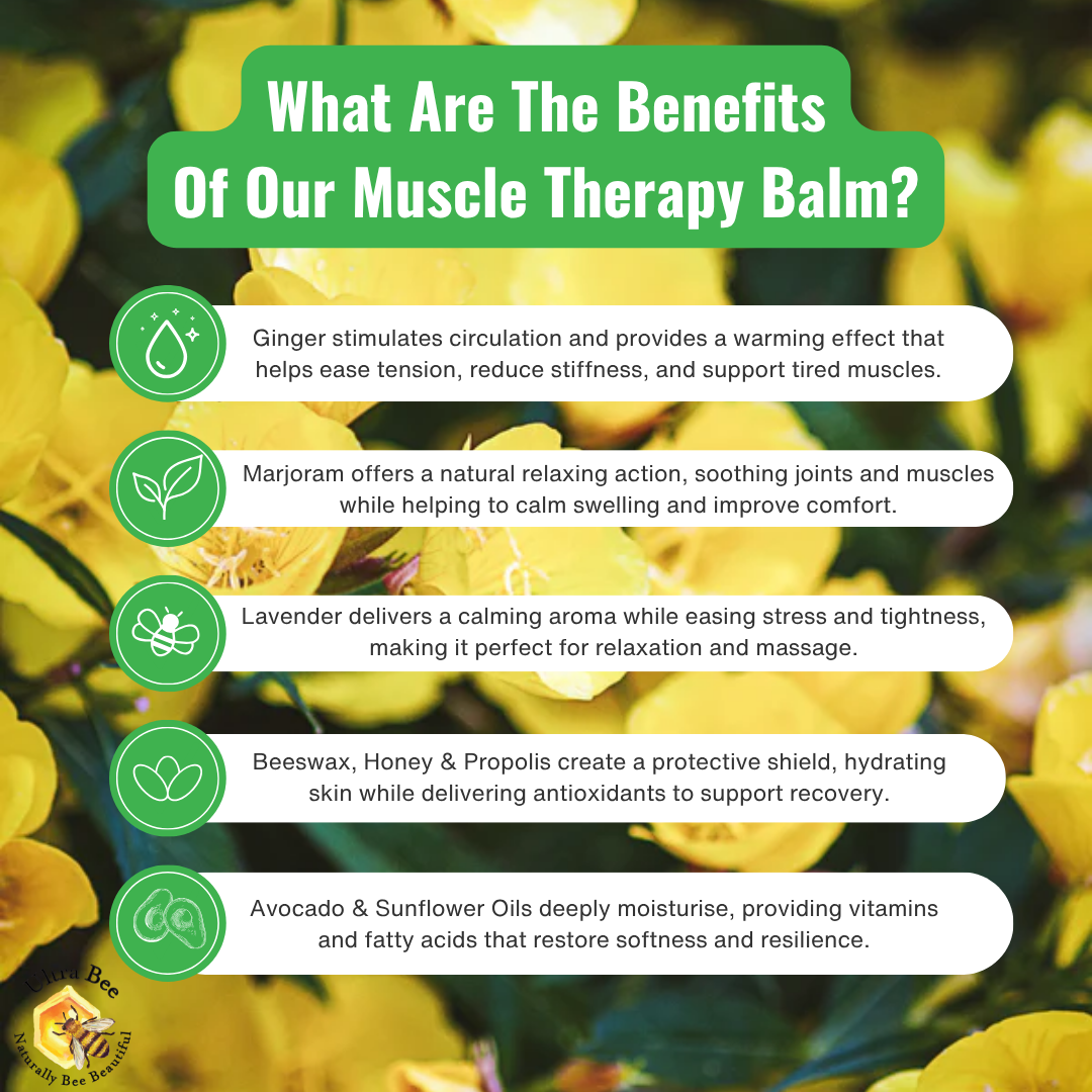 100% Natural Warming Muscle Massage Balm 100ml