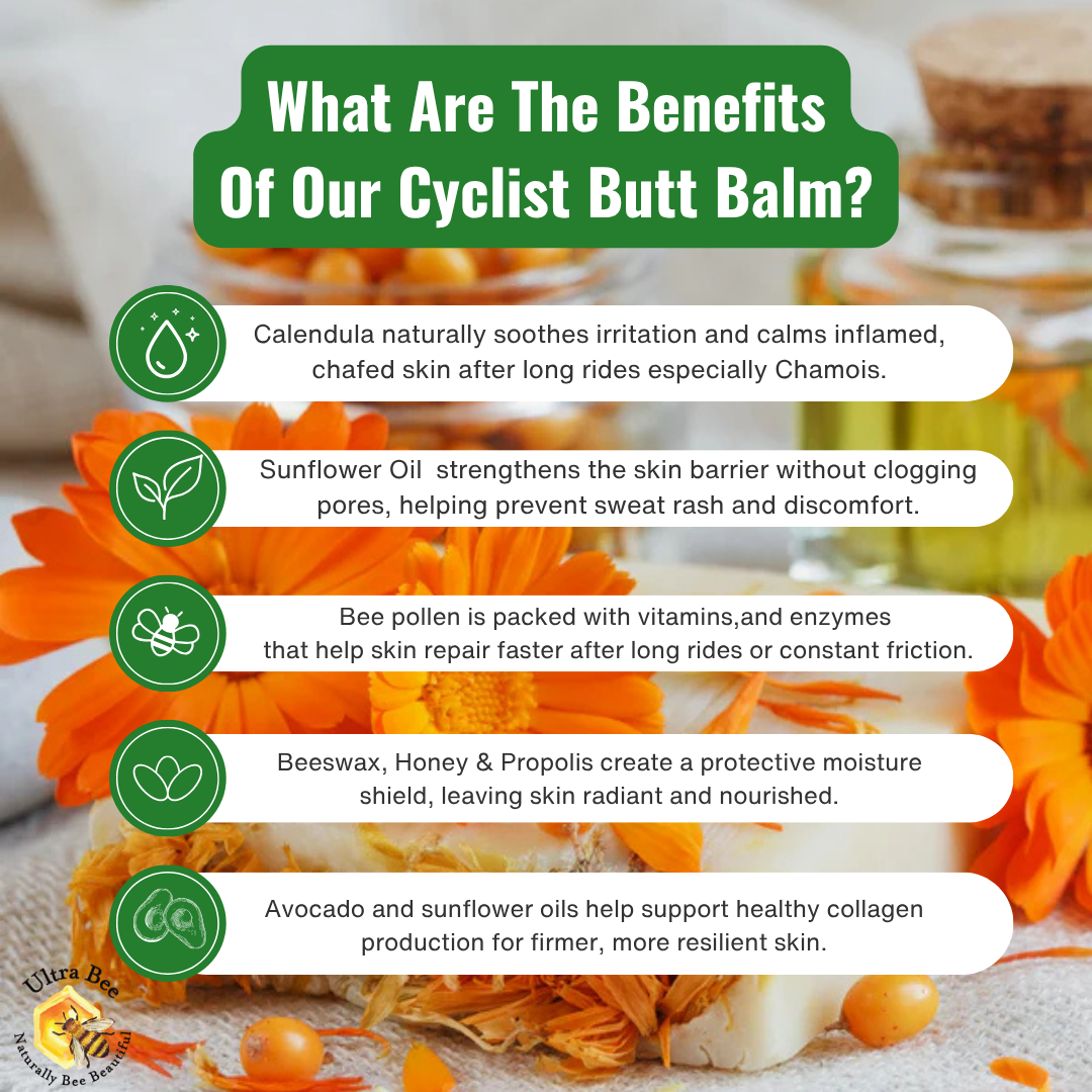 100% Natural Cyclist Chamois Cream Honey 100ml