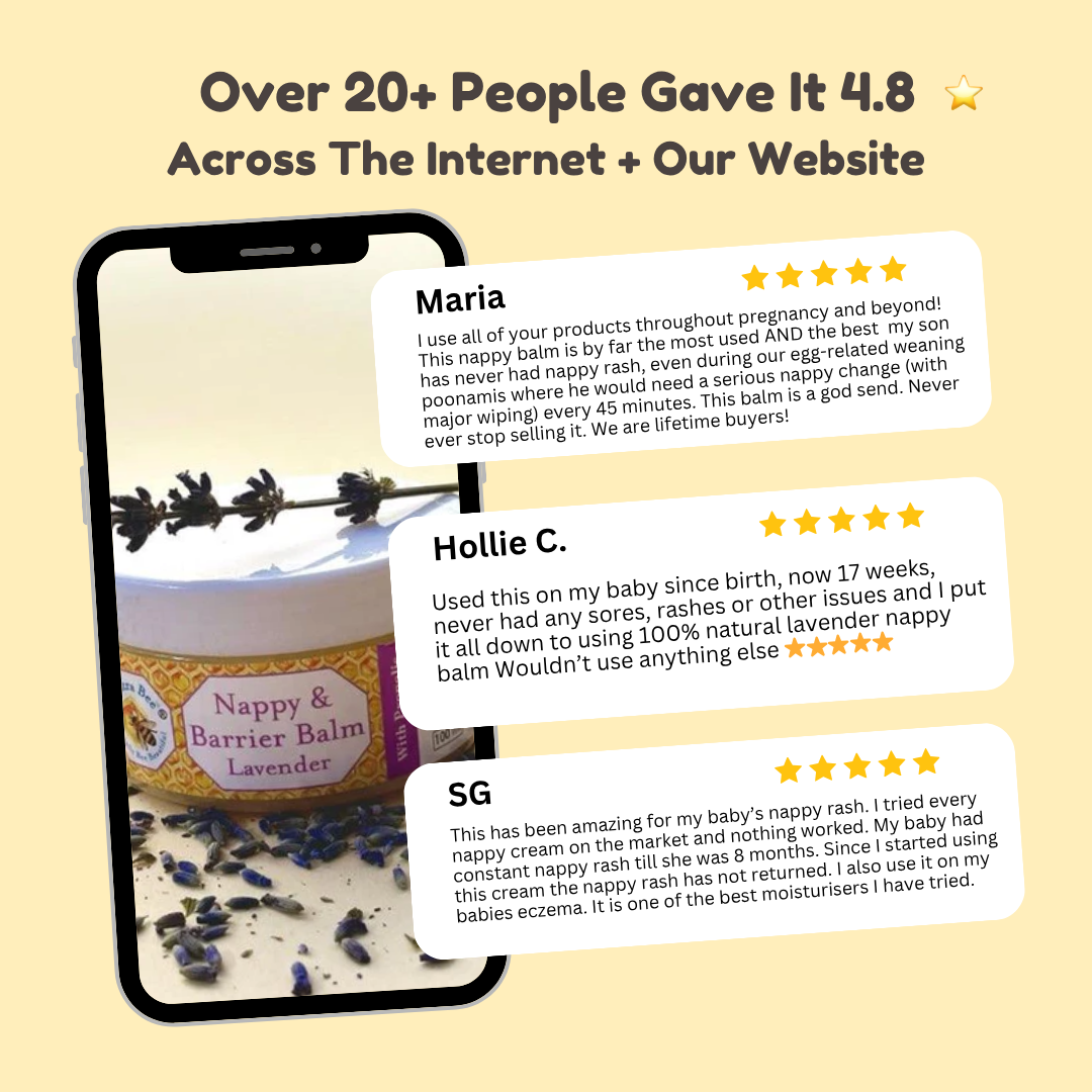 100% Natural Nappy & Barrier Balm Lavender 100ml