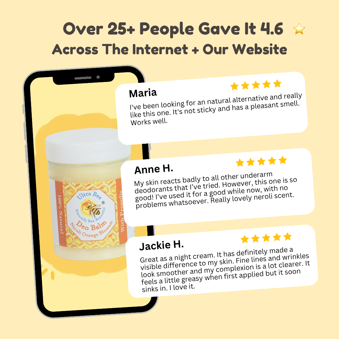 100% Natural  Deodorant Balm Neroli Blossom 100ml