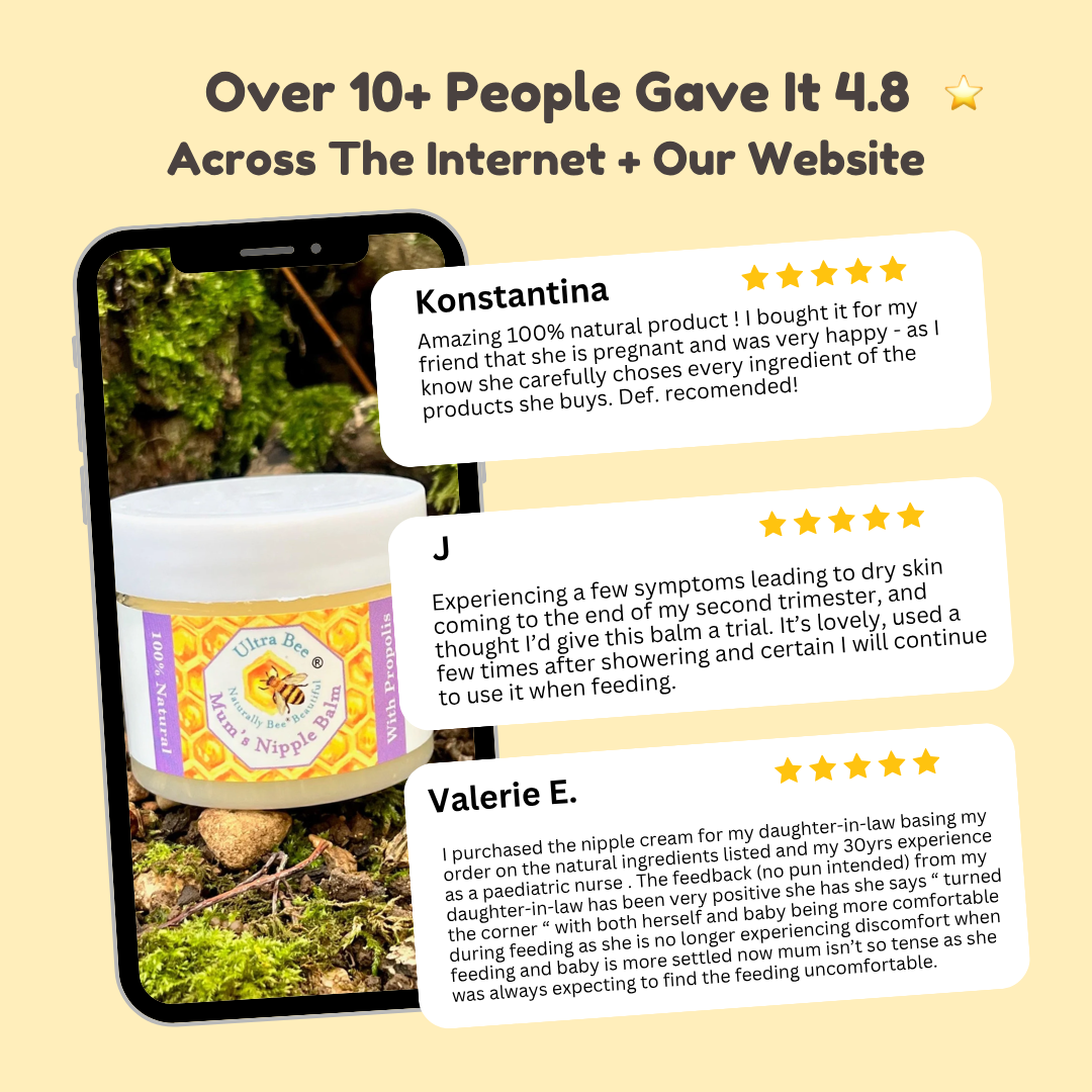 Baume Soulagement des Mamelons Allaitement 100% Naturel 50ml