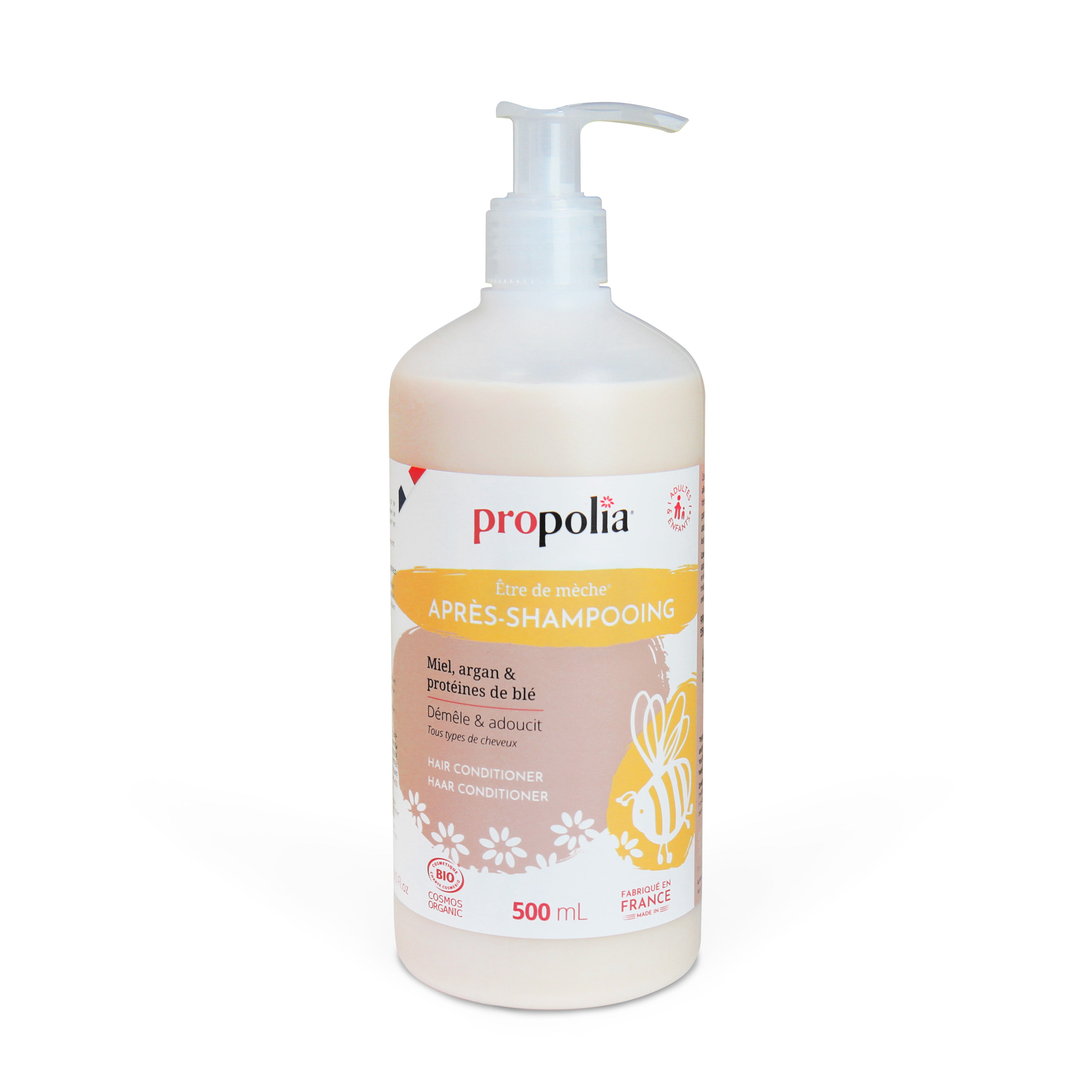 Organic Hair Conditioner Honey,  Argan Oil and Cider Vinegar