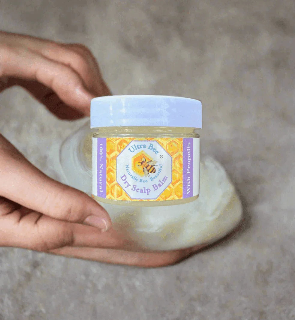 100% Natural Dry Scalp Balm 50ml - Ultra Bee Health UK 