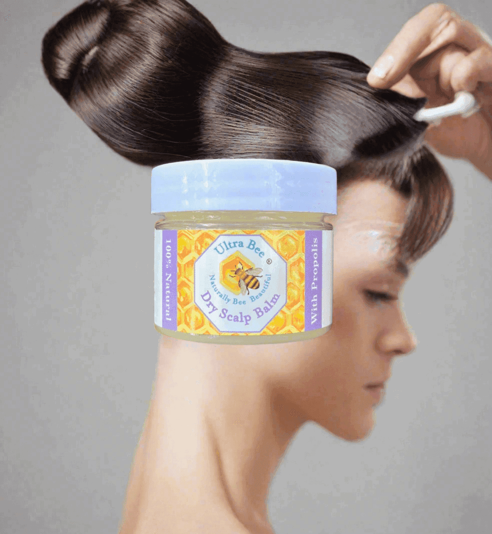 100% Natural Dry Scalp Balm 50ml - Ultra Bee Health UK 