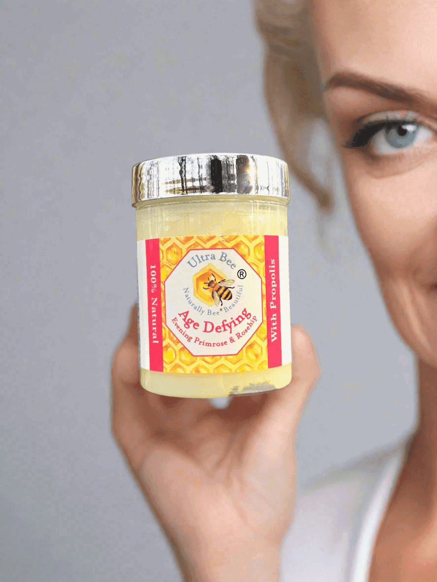 100% Natural Age Defying Moisturiser Evening Primrose 100ml (Night) - Ultra Bee Health UK 