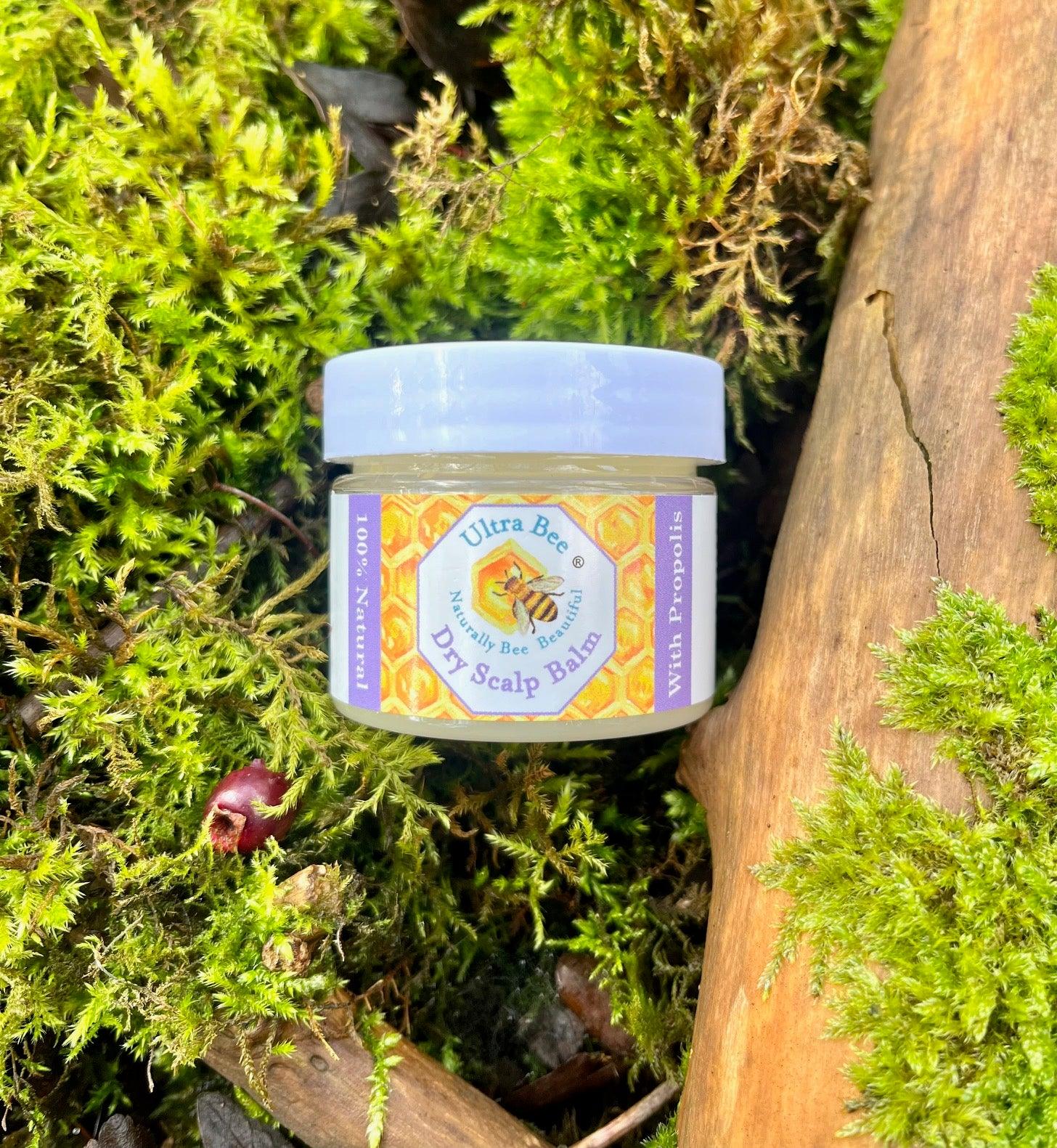 100% Natural Dry Scalp Balm 50ml - Ultra Bee Health UK 