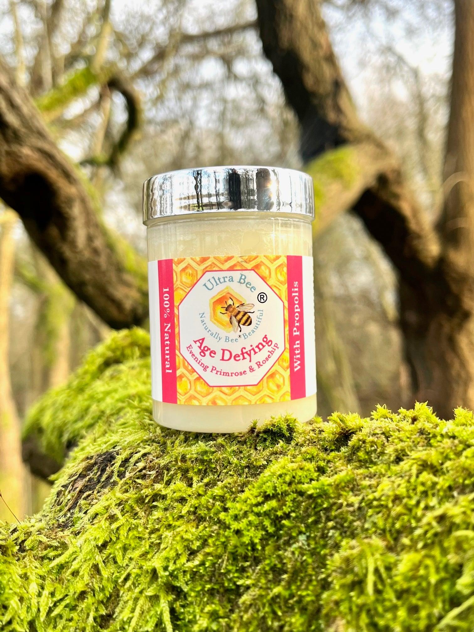 100% Natural Age Defying Moisturiser Evening Primrose 100ml (Night) - Ultra Bee Health UK 