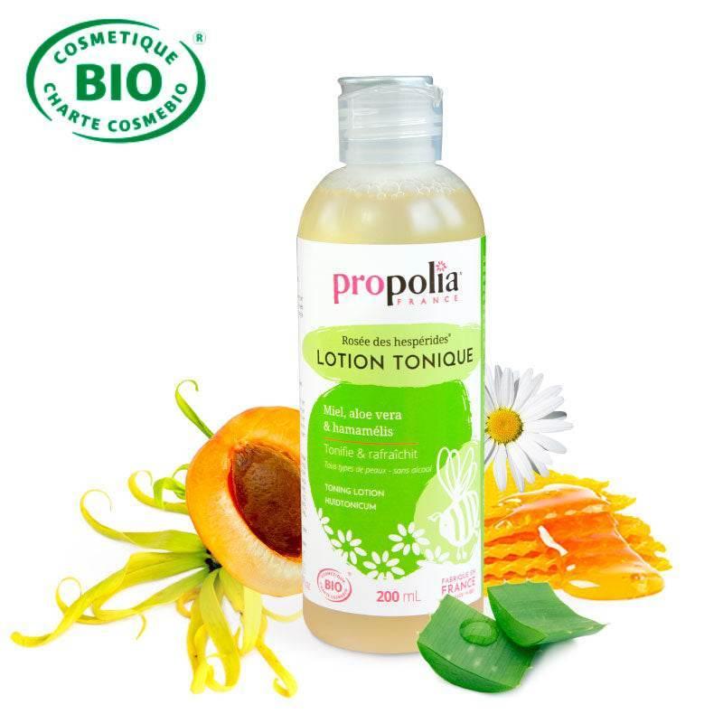 Lotion Tonique Visage Bio Miel, Hamamélis 200 ml