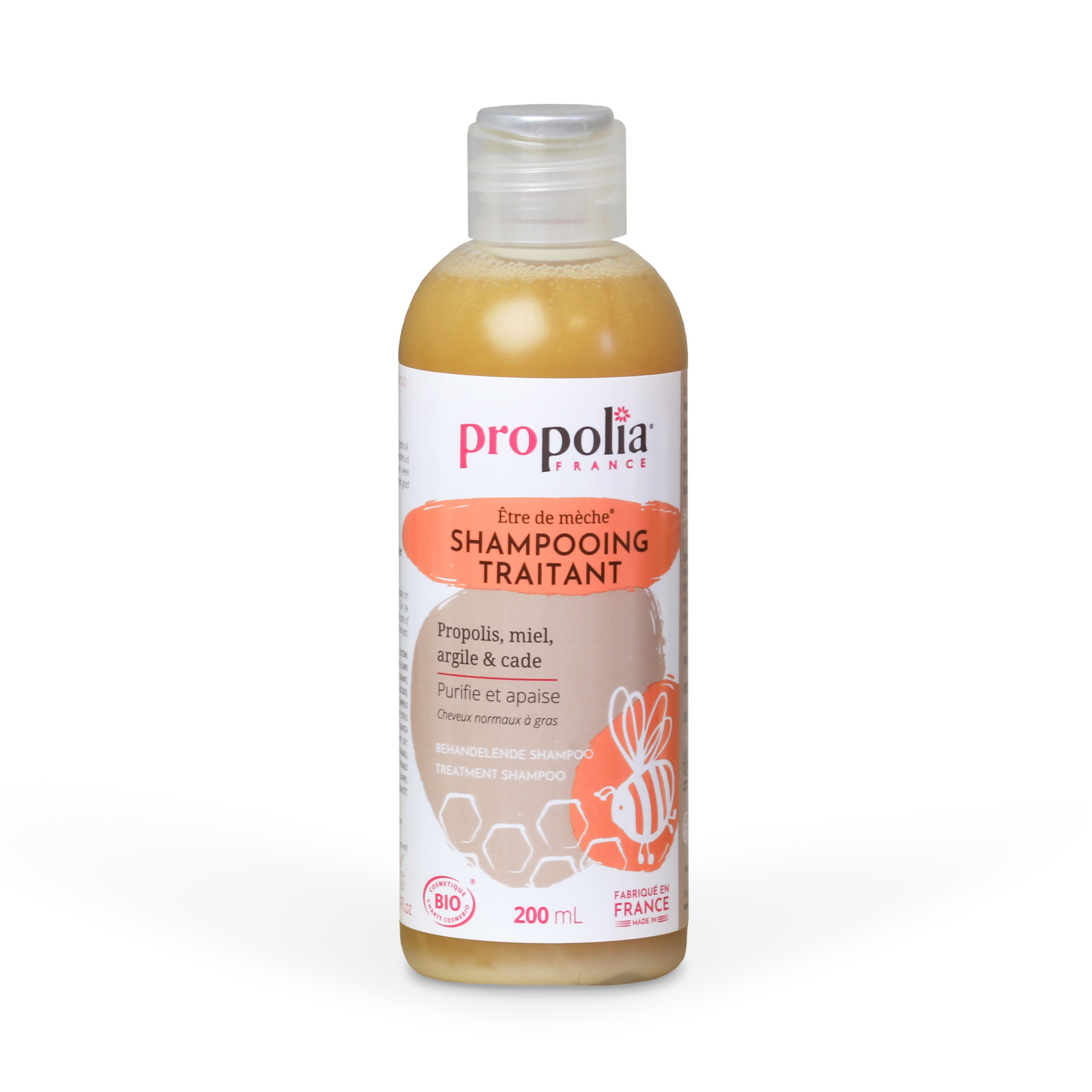 Organic Shampoo Propolis Honey Clay - Sulphate Free