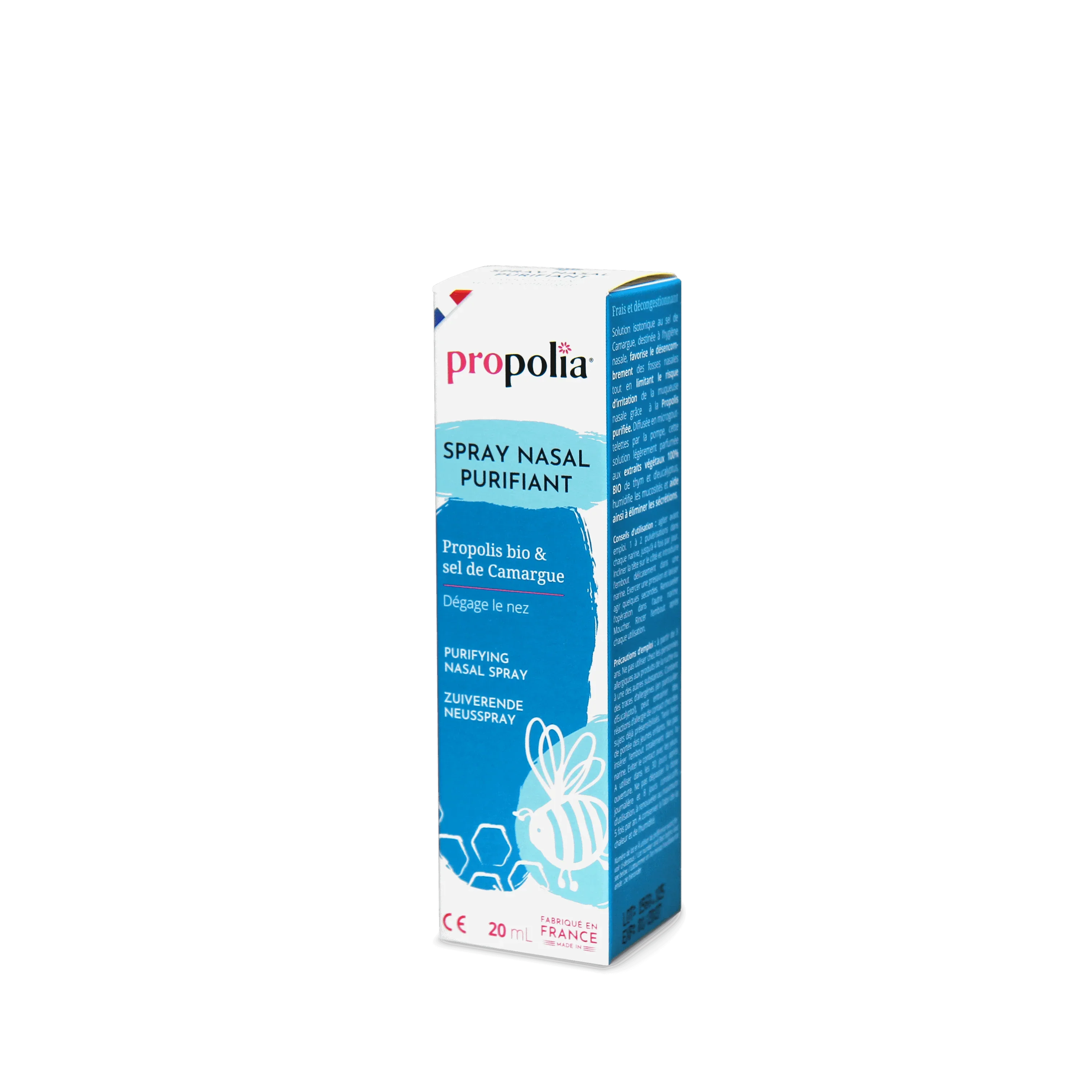 Organic Cleansing Nasal Spray - Propolis,Thyme and Eucalyptus 20ml - Ultra Bee Health UK 