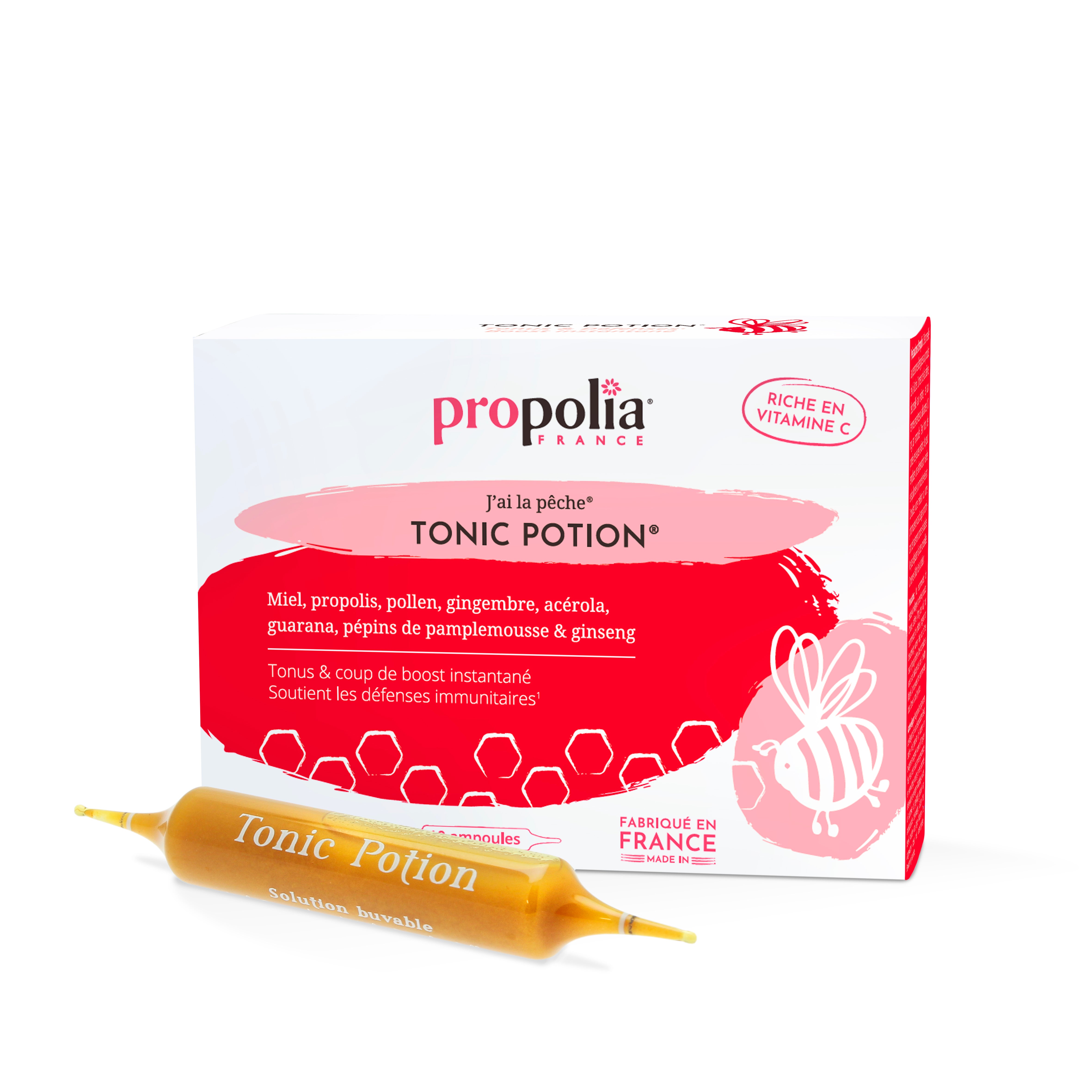 Propolis, Miel, Acérola, Gurana, Ginseng Complément Alimentaire