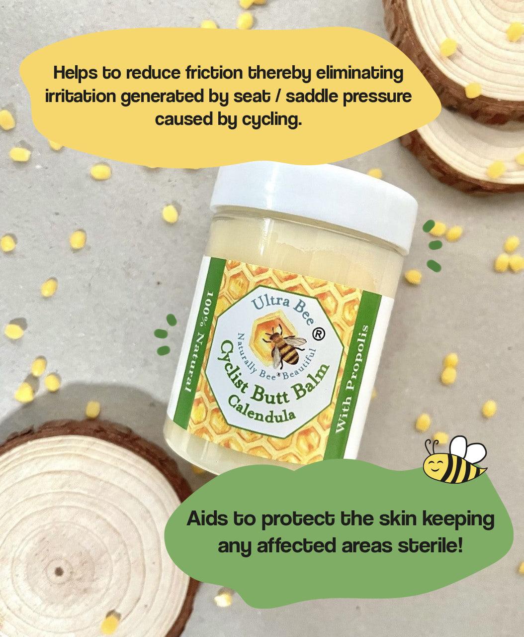100% Natural Cyclist Chamois Cream Honey 100ml - Ultra Bee Health UK 