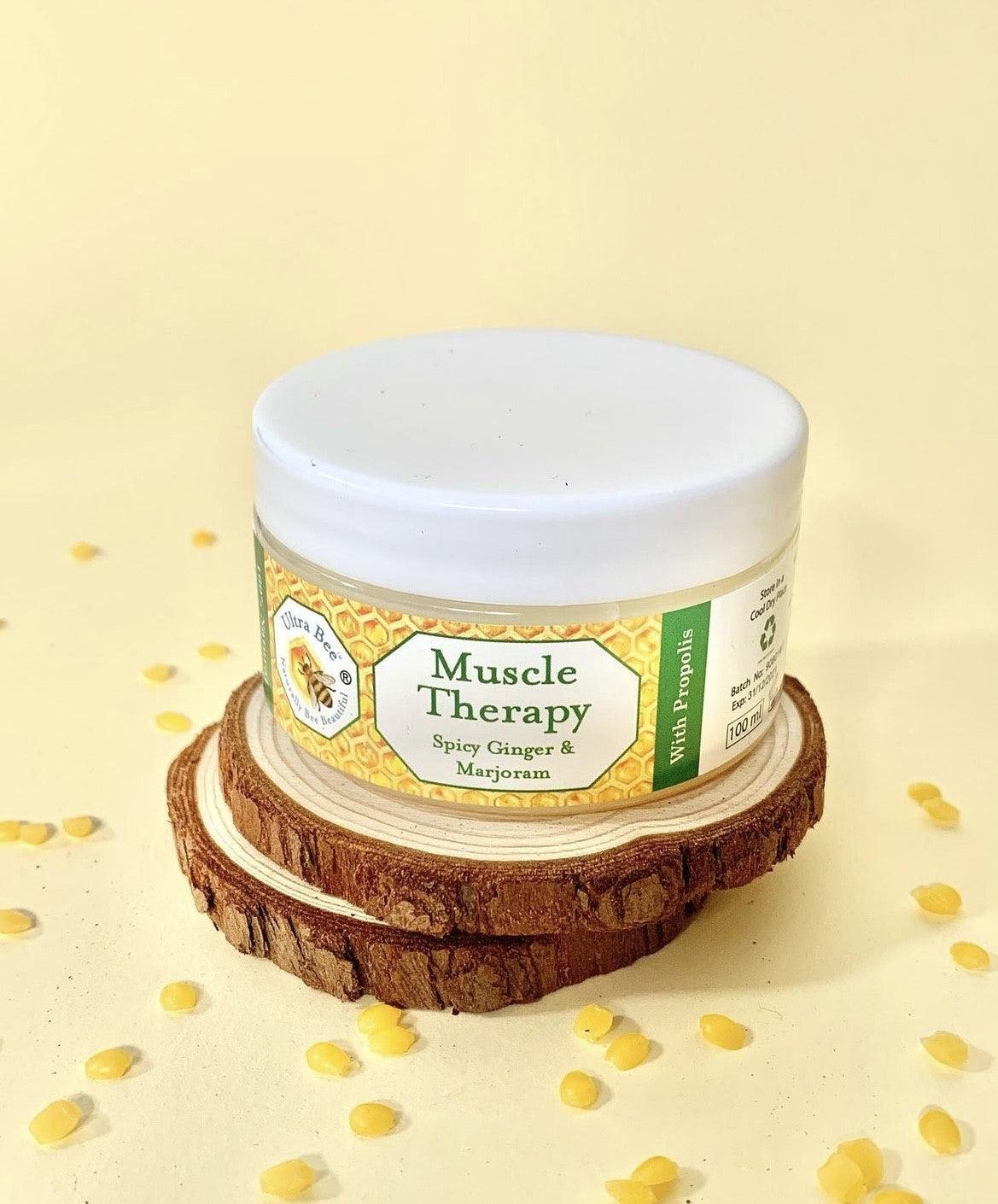 100% Natural Warming Muscle Massage Balm 100ml - Ultra Bee Health UK 