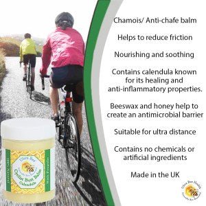 100% Natural Cyclist Chamois Cream Honey 100ml - Ultrabee